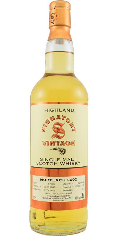 Mortlach 2002 SV Vintage Collection