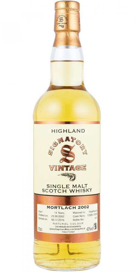 Mortlach 2002 SV Vintage Collection