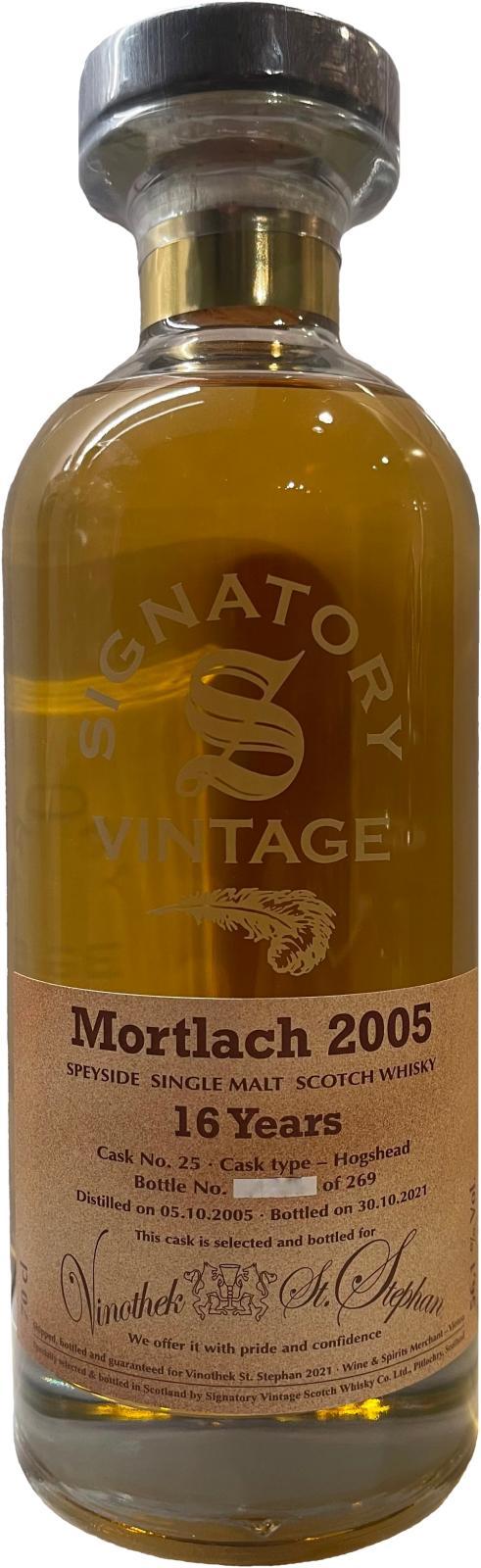 Mortlach 2005 SV Cask Strength