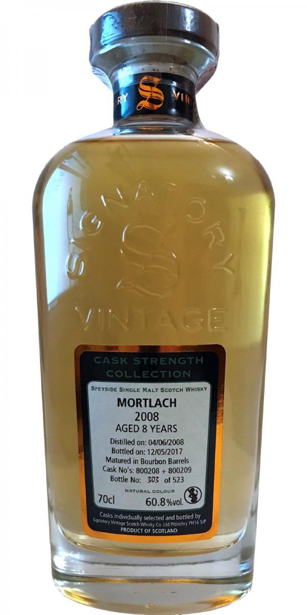 Mortlach 2008 SV Cask Strength Collection