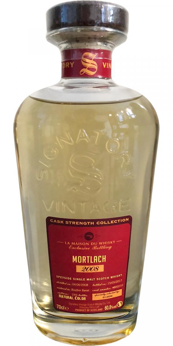 Mortlach 2008 SV Cask Strength Collection