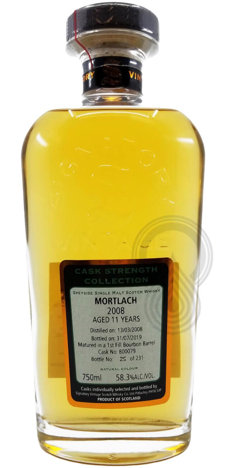 Mortlach 2008 SV Cask Strength Collection