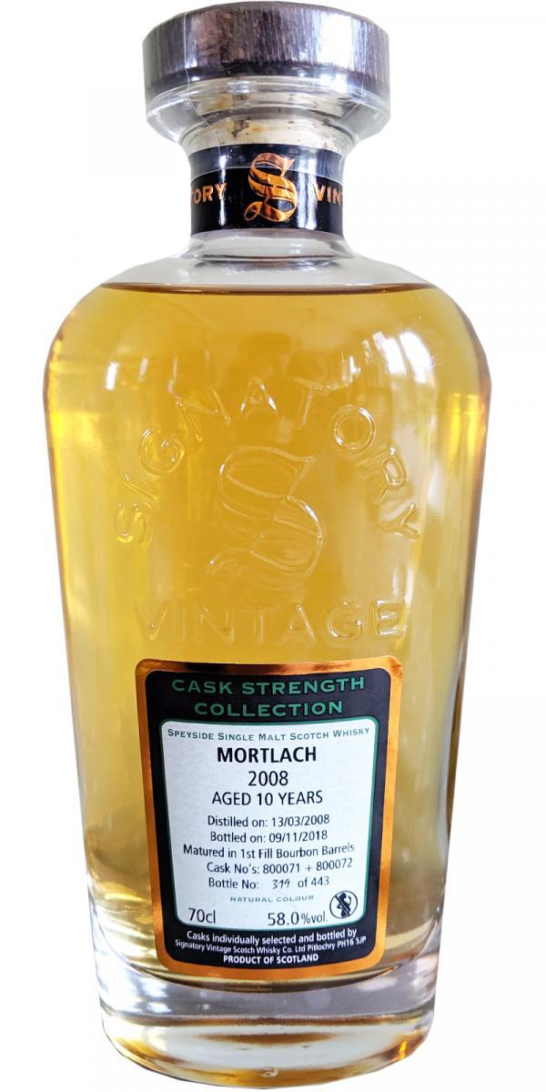 Mortlach 2008 SV Cask Strength Collection