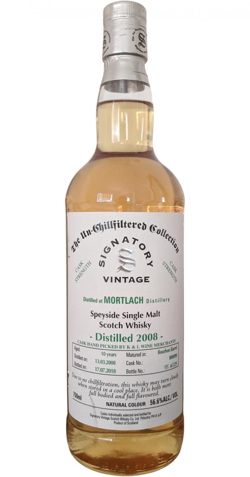Mortlach 2008 SV The Un-Chillfiltered Collection - Cask Strength