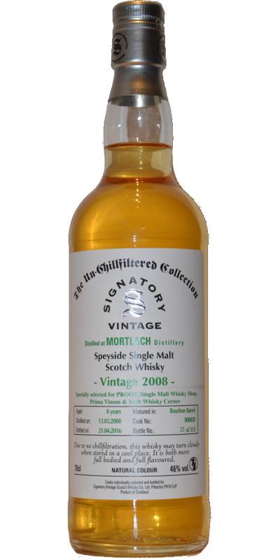 Mortlach 2008 SV The Un-Chillfiltered Collection