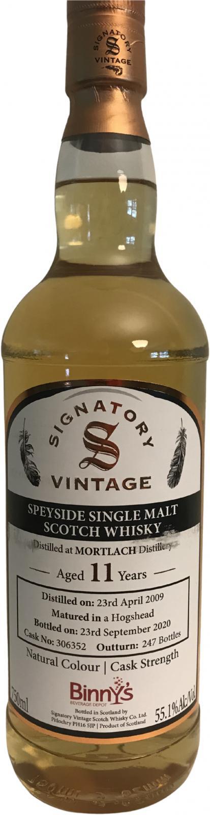 Mortlach 2009 SV Natural Colour | Cask Strength