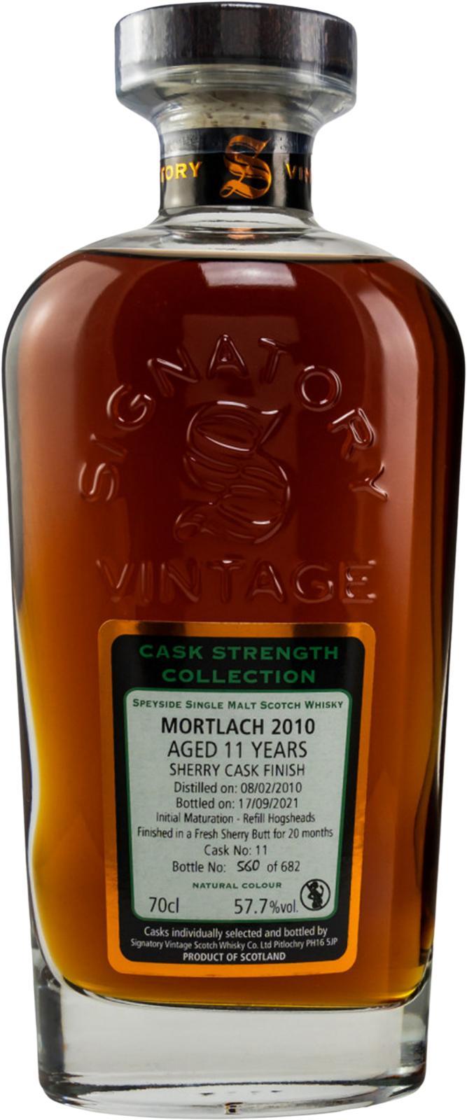Mortlach 2010 SV Cask Strength Collection