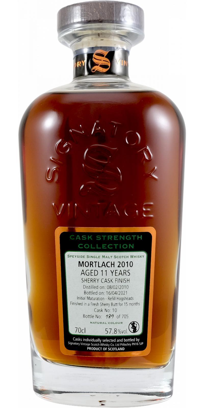 Mortlach 2010 SV Cask Strength Collection