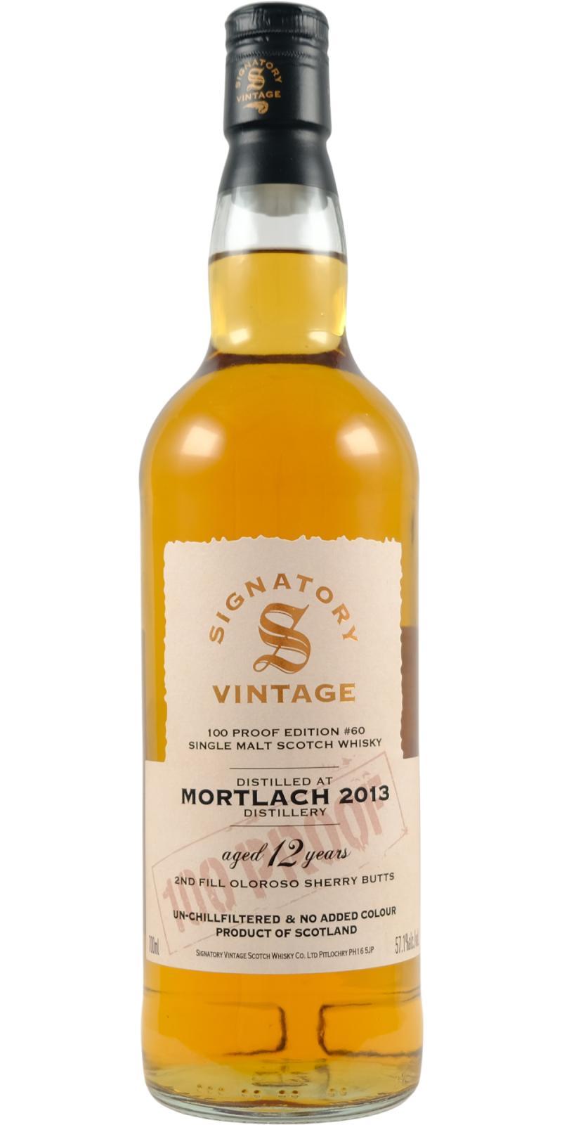 Mortlach 2013 SV 100 Proof - Edition #60
