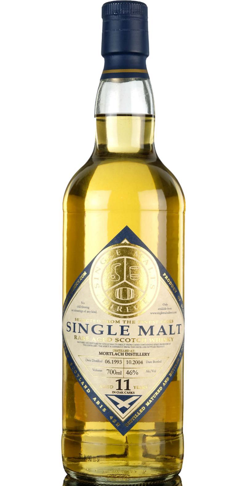 Mortlach 1993 SMD Rare Aged Scotch Whisky