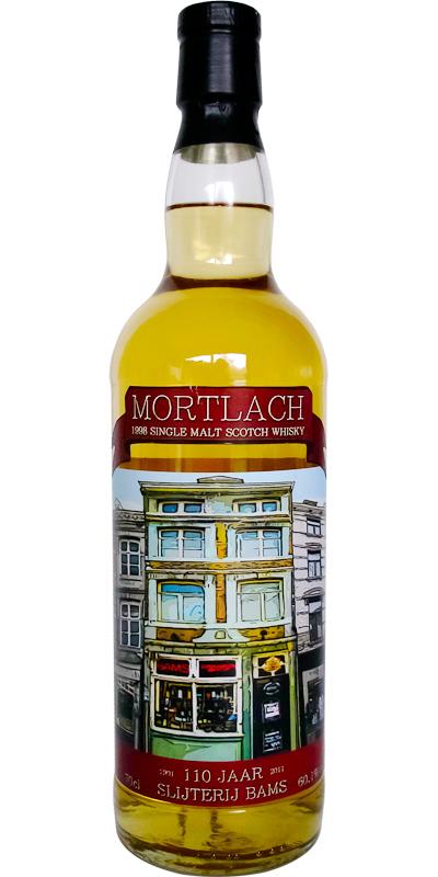 Mortlach 1998 SlB Jubileum Botteling 1901 - 2011, 110 Jaar Slijterij Bams
