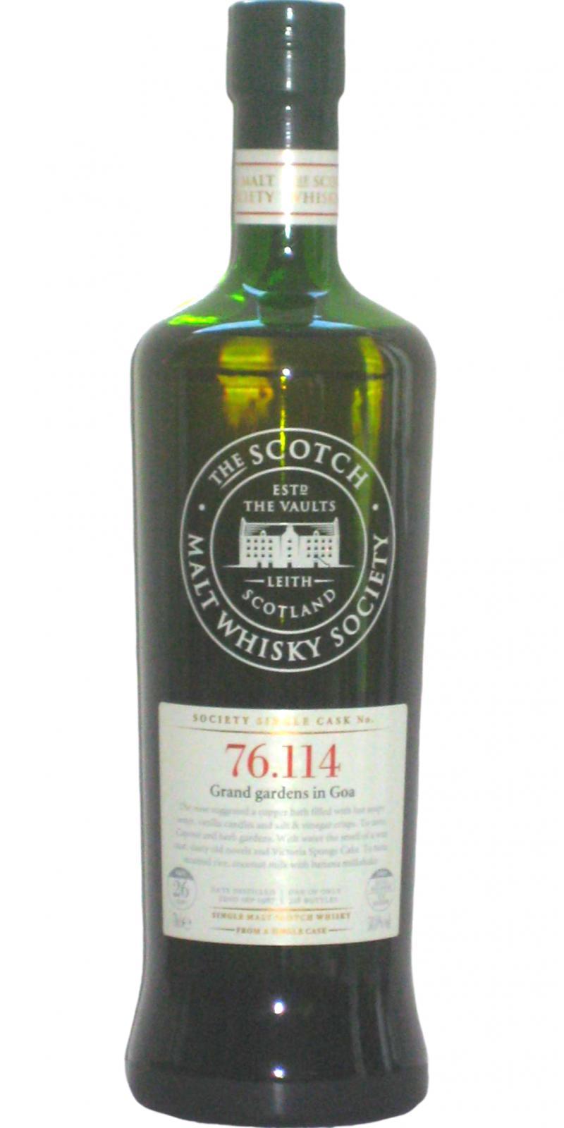 Mortlach 1987 SMWS 76.114 Grand gardens in Goa