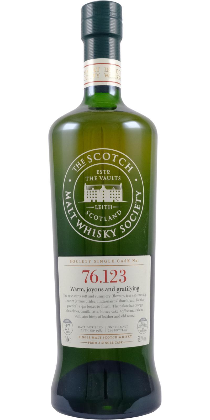 Mortlach 1987 SMWS 76.123 Warm, joyous and gratifying