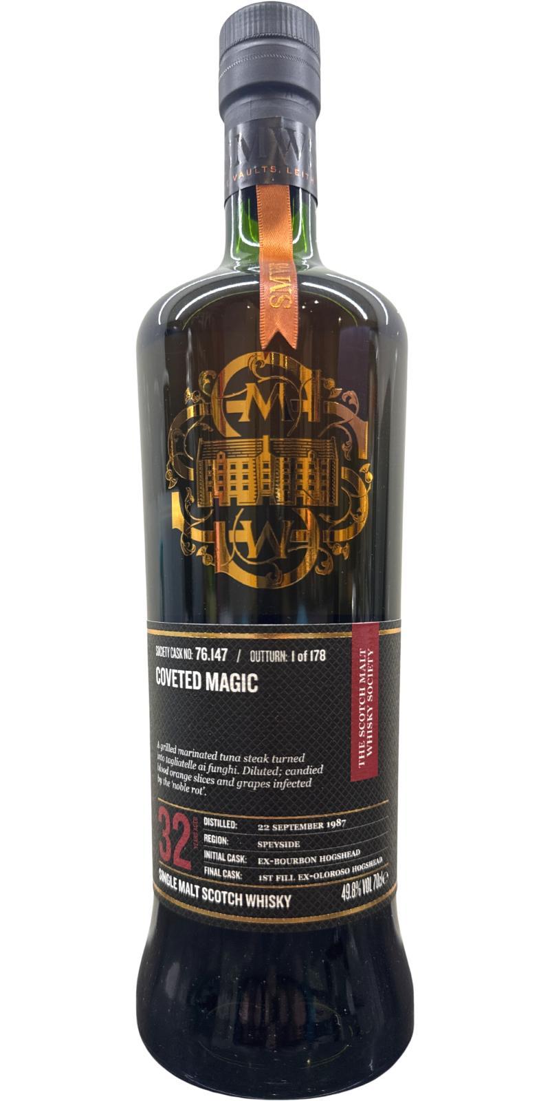 Mortlach 1987 SMWS 76.147 Coveted magic