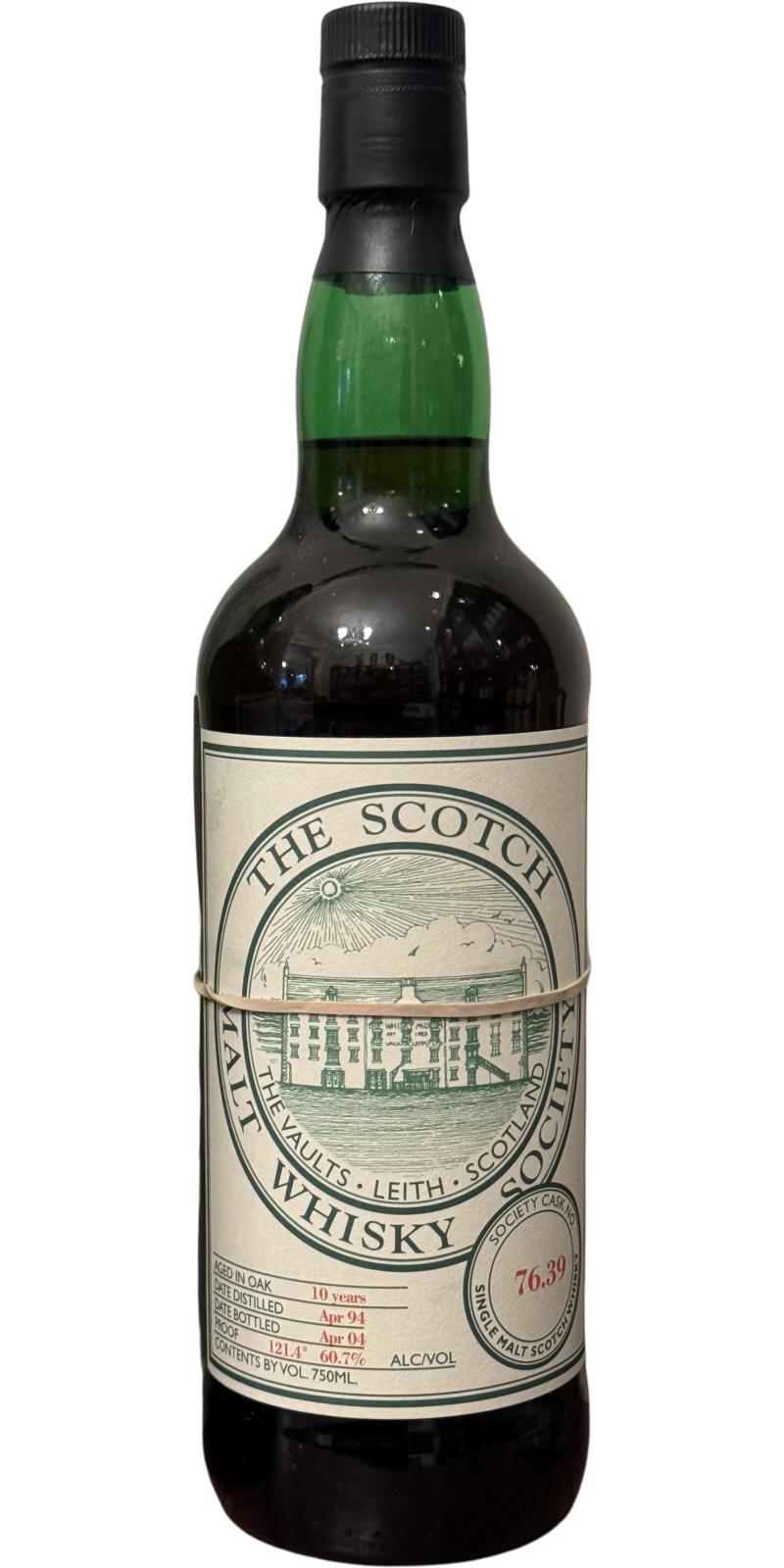 Mortlach 1994 SMWS 76.39 Toffee and Christmas pudding