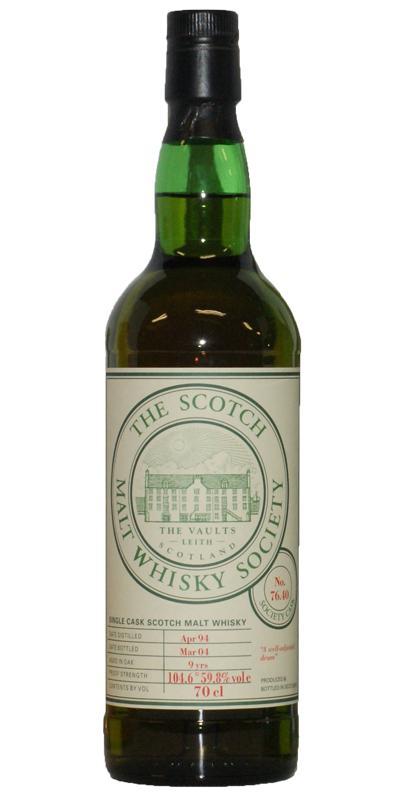 Mortlach 1994 SMWS 76.40 A well-adjusted dram