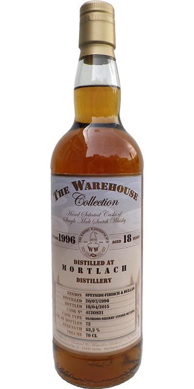 Mortlach 1996 WW8 The Warehouse Collection