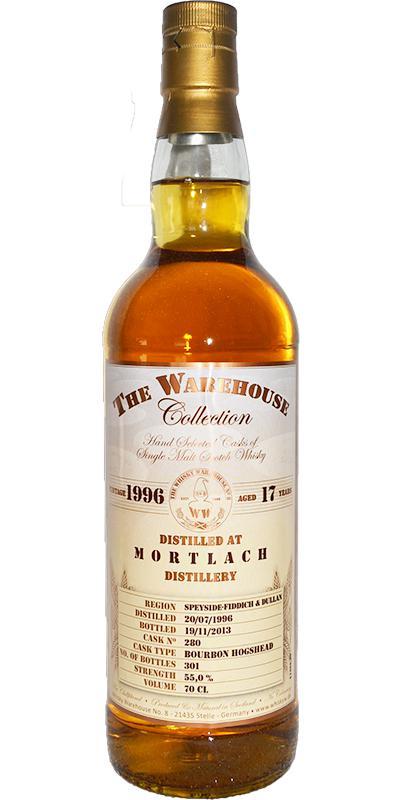 Mortlach 1996 WW8 The Warehouse Collection