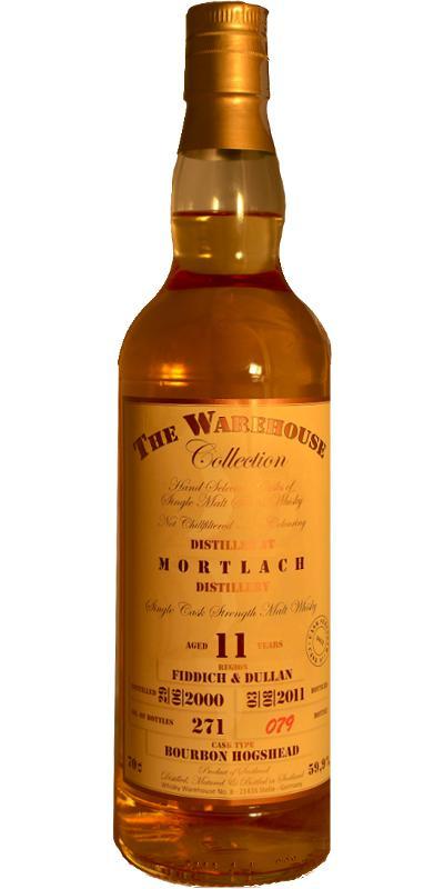 Mortlach 2000 WW8 The Warehouse Collection