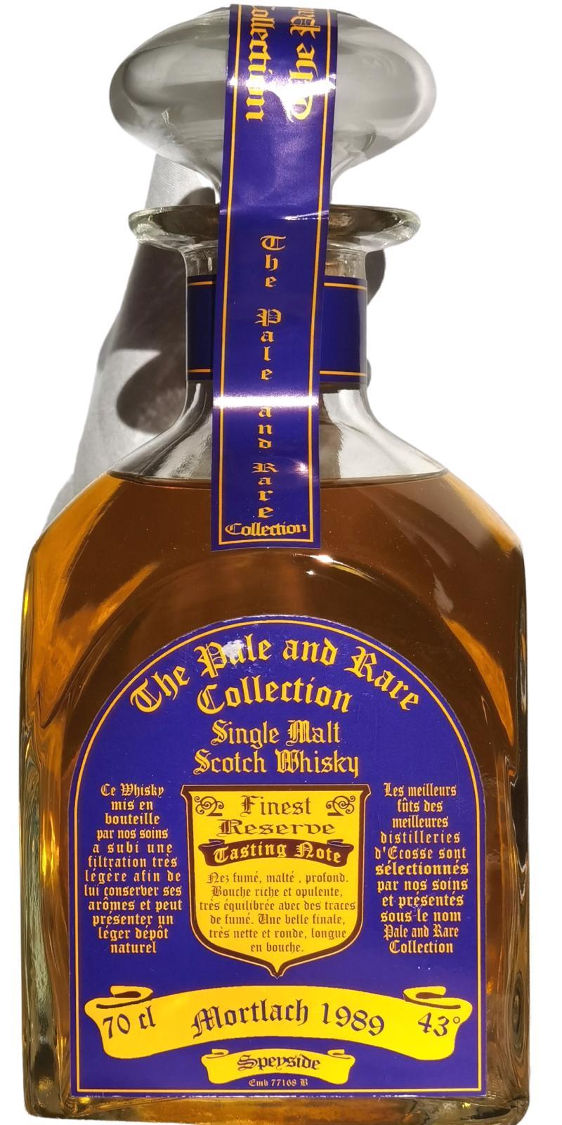 Mortlach 1989 UD The Pale and Rare Collection