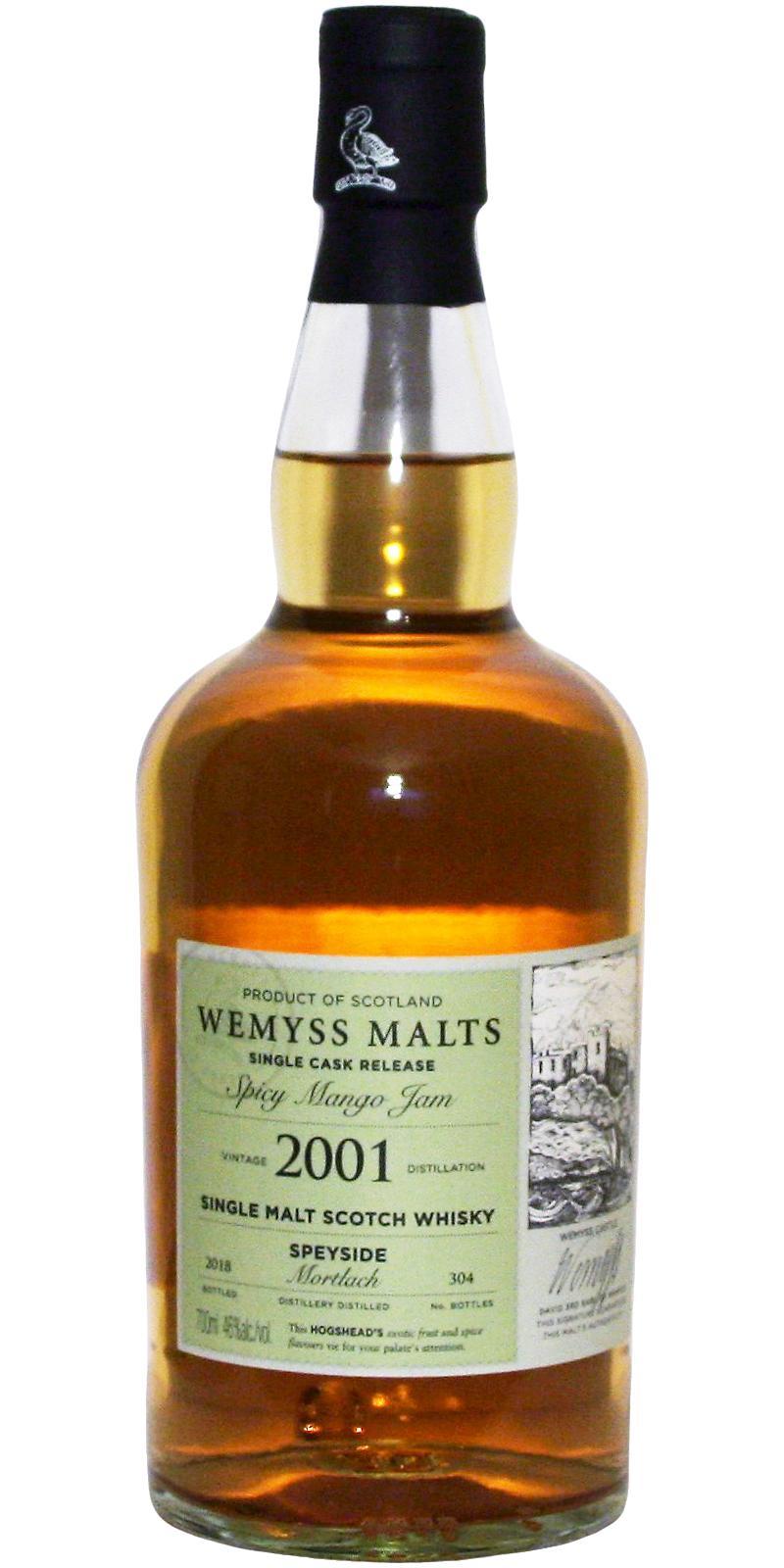Mortlach 2001 Wy Spicy Mango Jam