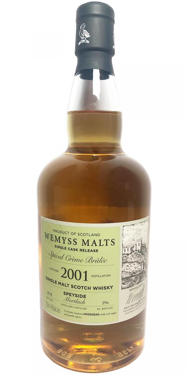 Mortlach 2001 Wy Spiced Crème Brûlée
