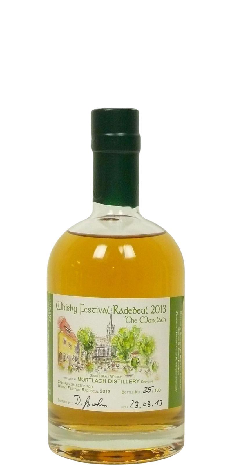 Mortlach 1997 WlRb Whisky Festival Radebeul 2013