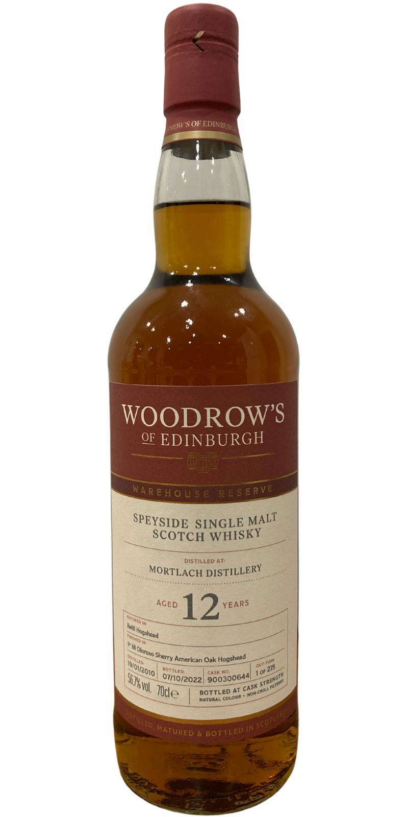 Mortlach 2010 WroE Warehouse Reserve