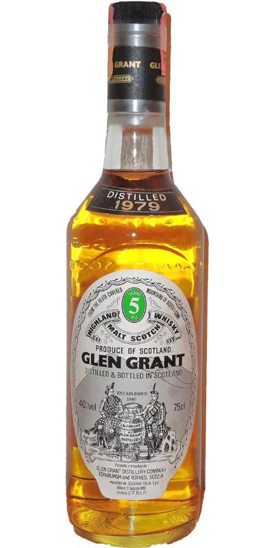 Glen Grant 1979 Seagram Italia Import