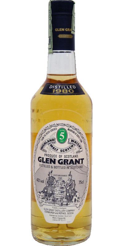 Glen Grant 1980 Seagram Italia Import