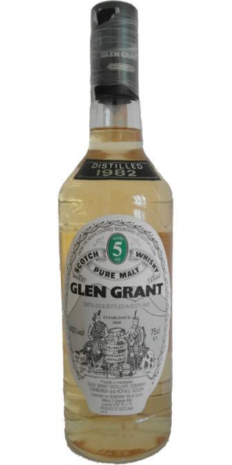 Glen Grant 1982 Seagram Italia import