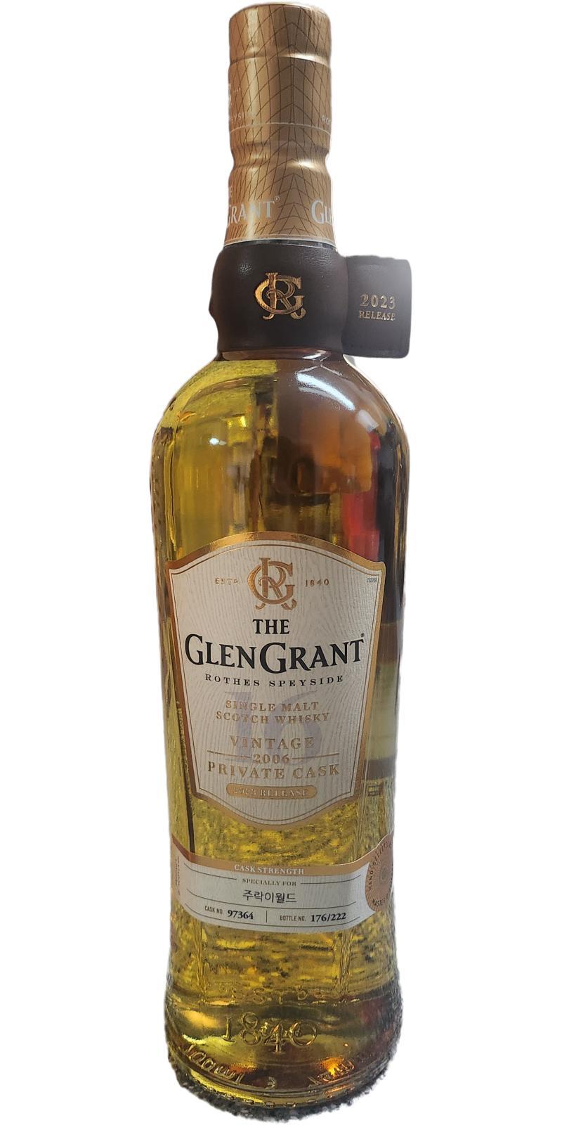 Glen Grant 2006 Private Cask
