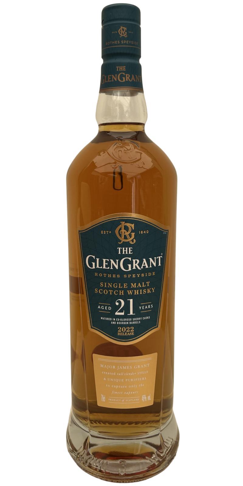 Glen Grant 21-year-old 2022 Release