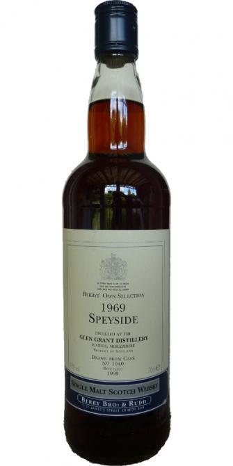 Glen Grant 1969 BR Berrys' Own Selection
