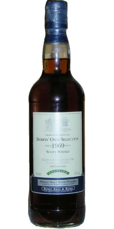 Glen Grant 1969 BR Berrys' Own Selection