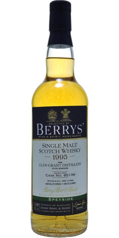 Glen Grant 1995 BR Berrys'