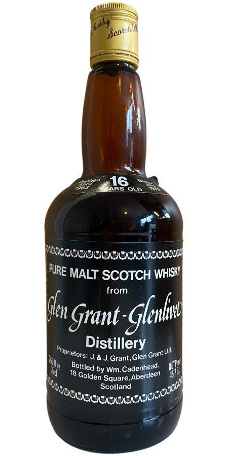 Glen Grant 1963 CA Dumpy Bottle