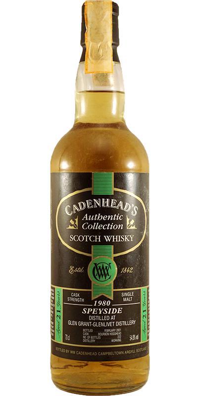 Glen Grant 1980 CA Authentic Collection