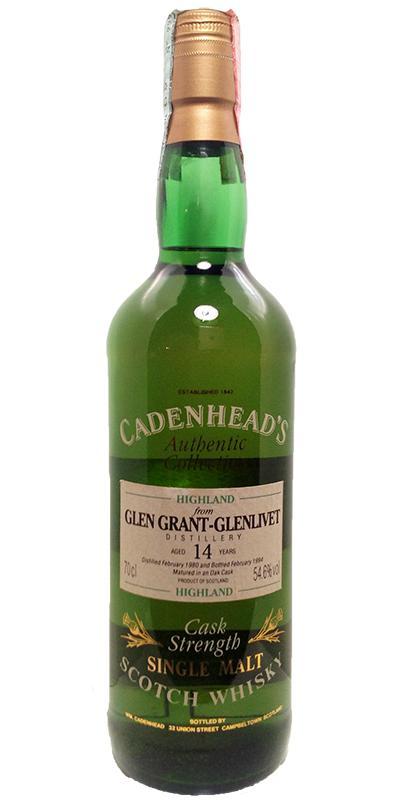 Glen Grant 1980 CA Authentic Collection