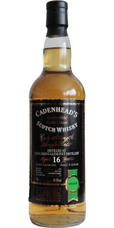 Glen Grant 1989 CA Authentic Collection