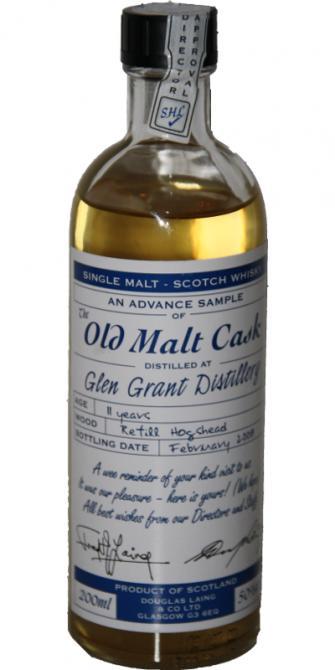 Glen Grant 11-year-old DL The Old Malt Cask - Advanced Sample