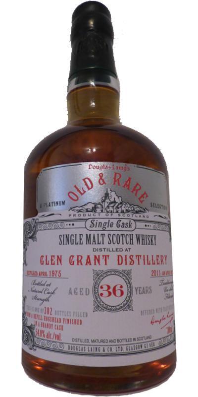 Glen Grant 1975 DL Old & Rare - The Platinum Selection