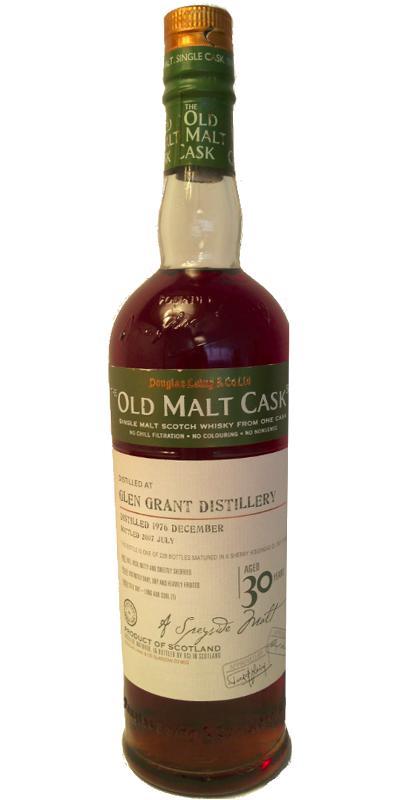 Glen Grant 1976 DL The Old Malt Cask