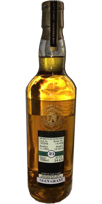 Glen Grant 1992 DT Dimensions