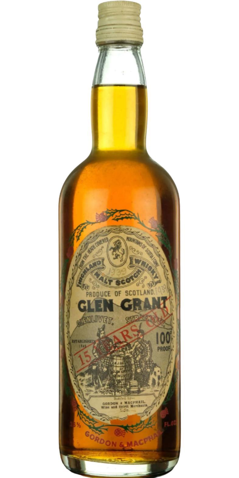 Glen Grant 15-year-old GM Licensed Bottling
