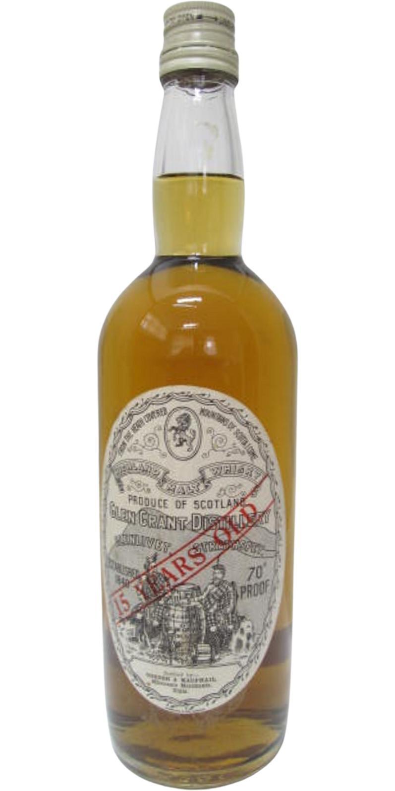 Glen Grant 15-year-old GM Licensed Bottling