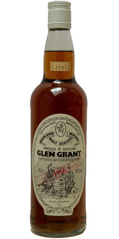 Glen Grant 1956 GM Licensed Bottling