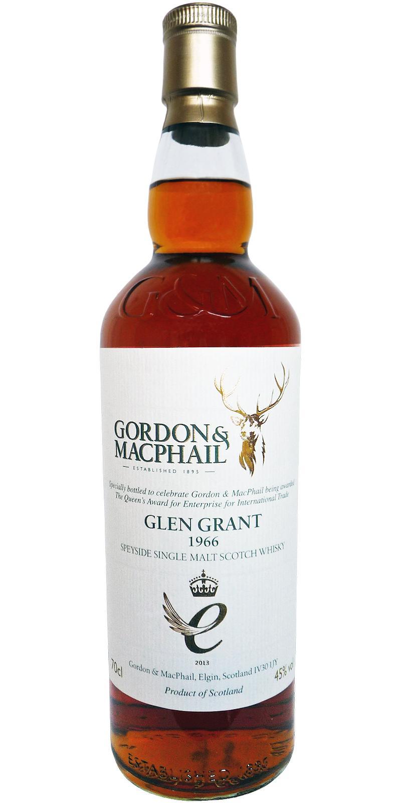 Glen Grant 1966 GM The Queen Awards for Enterprise for International Trade