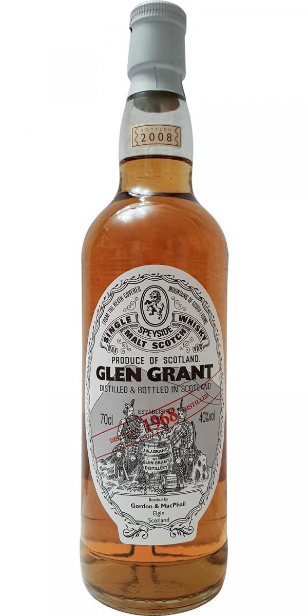 Glen Grant 1968 GM Licensed Bottling