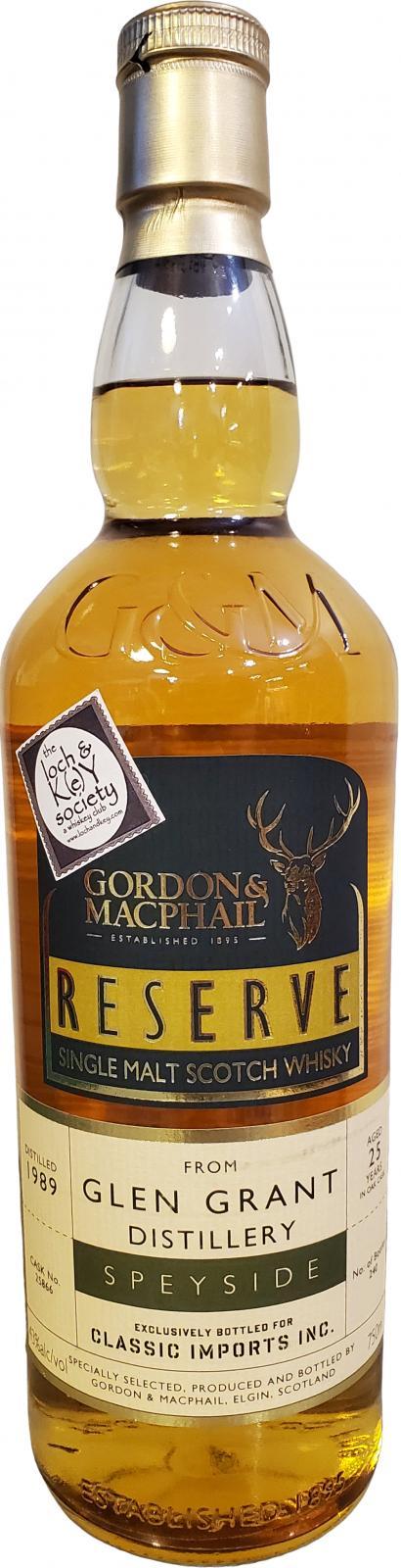 Glen Grant 1989 GM Reserve